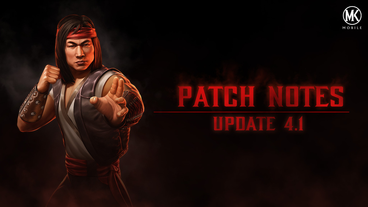 MK Mobile Official Patch Notes for Update 4.1.0 Mortal Kombat