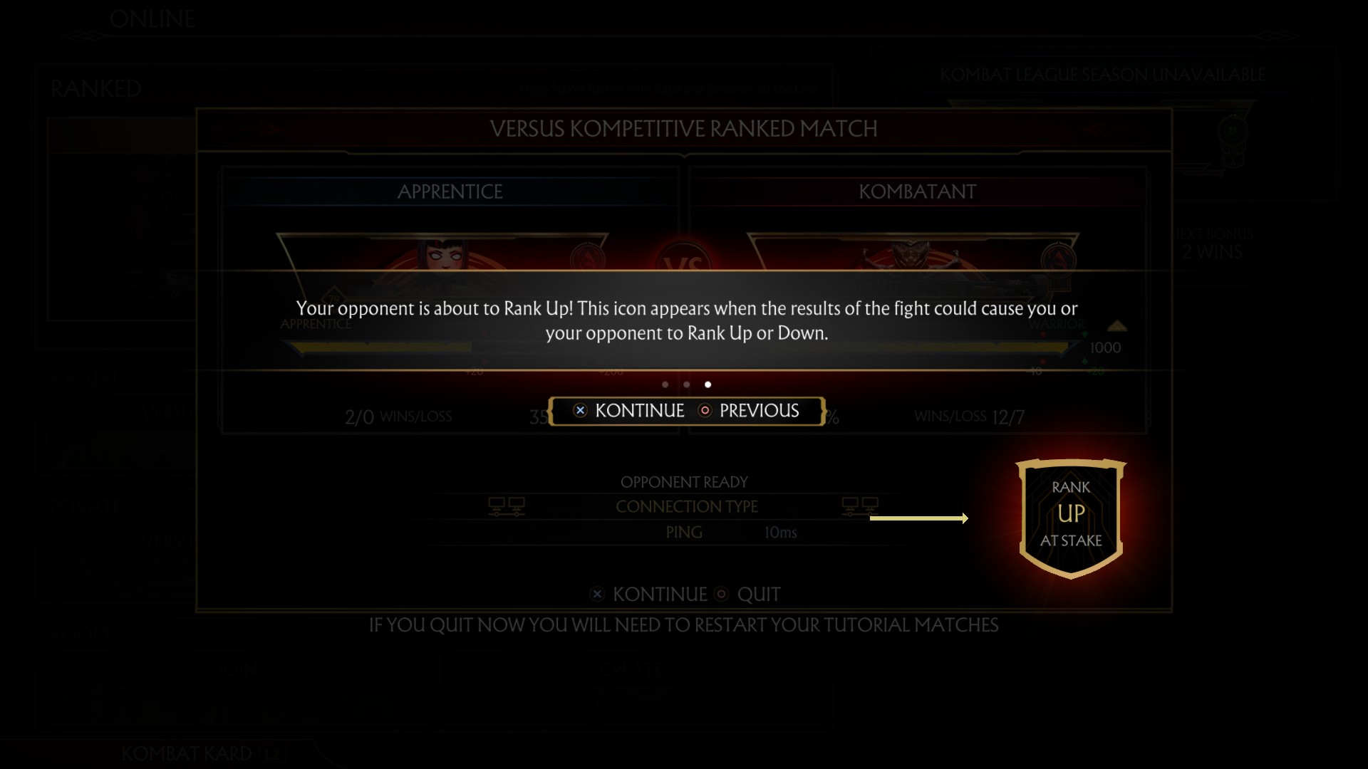 Kombat League rage quitters points won't be counted : r/MortalKombat