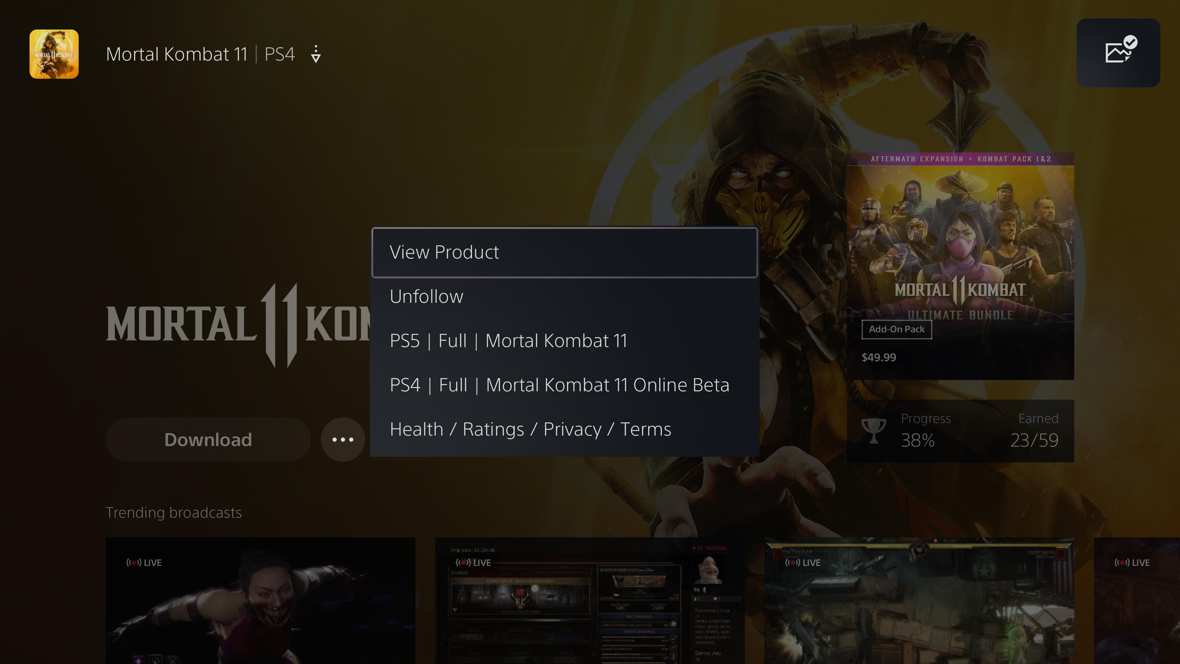 Mortal Kombat 9 PS4, PS5 Backwards Compatibility Being Looked Into